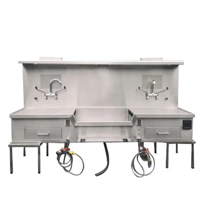 Оборудование рабочей станции для вскрытия трупов морга